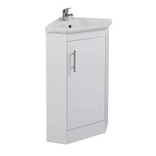 This corner bath vanity in burnt oak can be added to your bathroom as the final finishing touch during a renovation. 500mm Vanity Units White Compact Cabinet Basin Vty058 From Premier Bathrooms