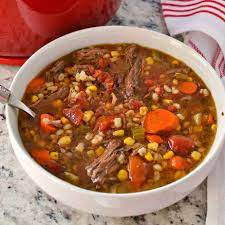 beef barley soup small town woman