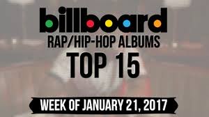 Top 15 Billboard Rap Hip Hop Albums Week Of January 21 2017 Charts