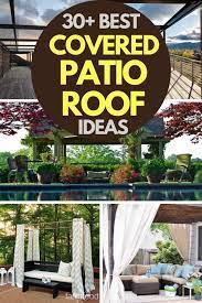 Covered Patio Roof Ideas Designs