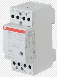 A contactor joins 2 poles together, without a common circuit between them, while a relay has a common contact that connects to a neutral position. Contactor Png Images Pngwing