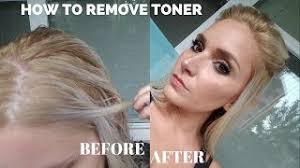 HOW TO REMOVE TONER FROM HAIR | REMOVE TONER EASILY AT HOME - YouTube