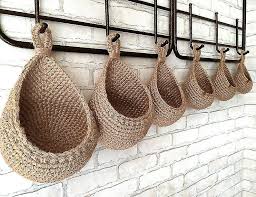 3pcs Hanging Basket Wall Hanging Fruit