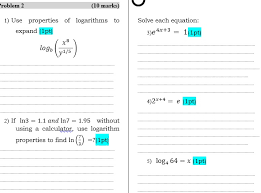 Expand Logarithms Solve Each Equation