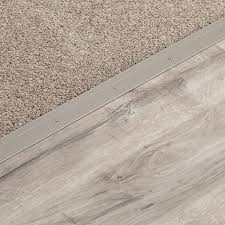 warm gray aluminum carpet trim w