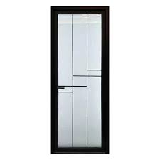 Design Decorative Half Panel Aluminium Door