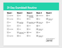 this 31 day dumbbell routine will tone