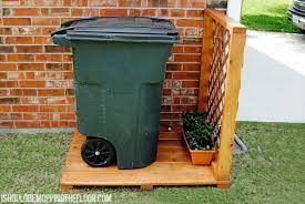 Outdoor Garbage Can Storage I Should