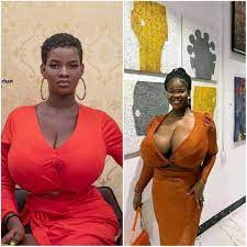 More than Pamela Odame: Lady causes stir online with her huge breast