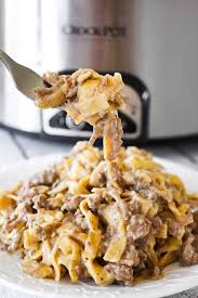 crock pot beef and noodles this is
