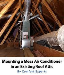 mounting a mesa ac unit in attic