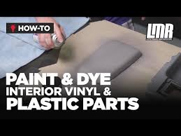 how to paint dye interior vinyl