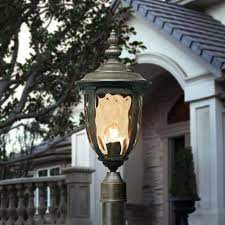 Light With Pole Veranda Bronze
