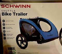 schwinn shuttle foldable bike trailer