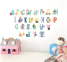 Alphabet Wall Decal Kids Abc Wall