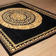 black gold rug by gianni versace for