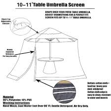 Patio Protector Umbrella Mosquito Net
