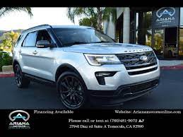 used 2018 ford explorer xlt fwd for