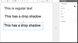 Google docs are famously easy to use. Google Slides Create A Drop Shadow On Text Teacher Tech