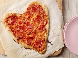 heart shaped pizza for valentine s day