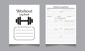 workout log book gym workout tracker
