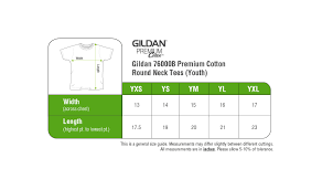 gildan 76000b premium cotton t shirt