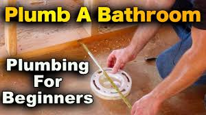 how to plumb a bathroom in 20 minutes