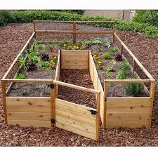 Wood Outdoor Planter Box Cedar Raised