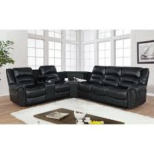 l shaped sectional sofa black