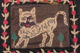 folk art underfoot american hooked rugs