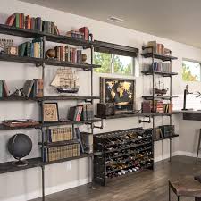 Diy Industrial Pipe Shelving On A