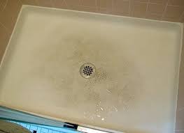 to clean your fiberglass shower floor