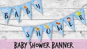 free 9 baby shower banners in psd