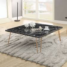 From classic wood to contemporary acrylic, find materials and silhouettes that suit your space. Telestis Square Coffee Table Black Marble Gold 1stopbedrooms