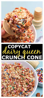 copycat dairy queen crunch cone aka