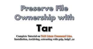 preserve file ownership in archive