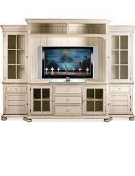 entertainment center with glass doors