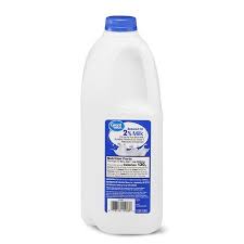 Great Value 2 Reduced Fat Milk 0 5 Gallon 64 Fl Oz Walmart Com
