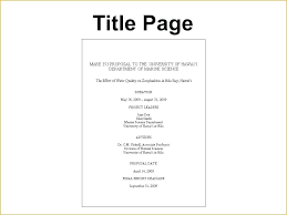 Thesis Front Page Template Sidered Info