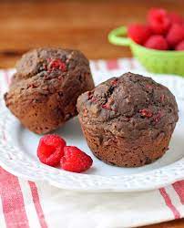 Chocolate And Raspberry Muffins Uk gambar png