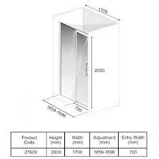 Akw Larenco Sliding Shower Door