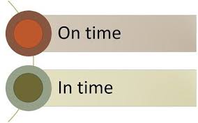 difference between on time and in time