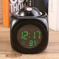 Led Temperature Display Alarm Clock