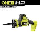 ONE+ HP 18V Brushless Cordless Compact One-Handed Reciprocating Saw (Tool Only) PSBRS01B Ryobi