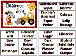 Classroom Student Jobs Construction Mickey Mouse Theme