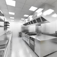 3d industrial kitchen model