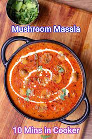 Simple Mushroom Curry Hebbars Kitchen gambar png
