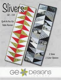 • creative grids half 60 degree triangle ruler demo. Slivers Quilt As You Go Table Runner Pattern Quilters Candy Shoppe