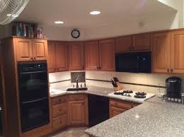 help honey oak kitchen black appliances