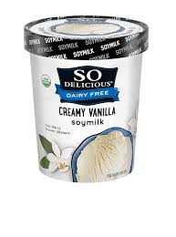 creamy vanilla soymilk frozen dessert